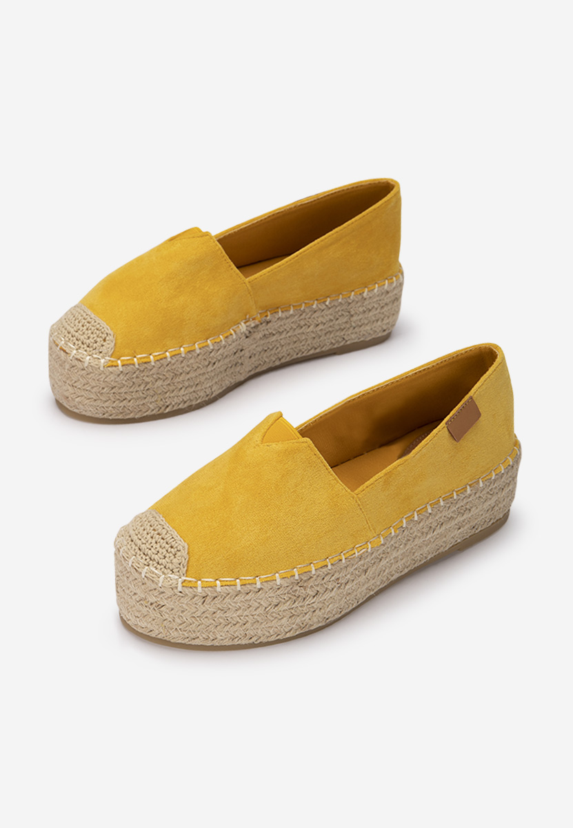 Laguna sárga espadrilles