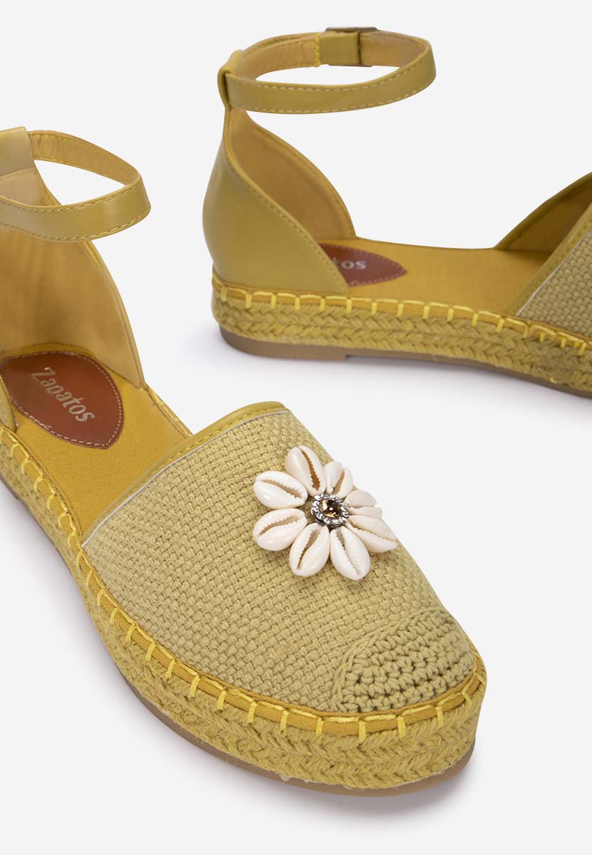 Taldora sárga espadrilles