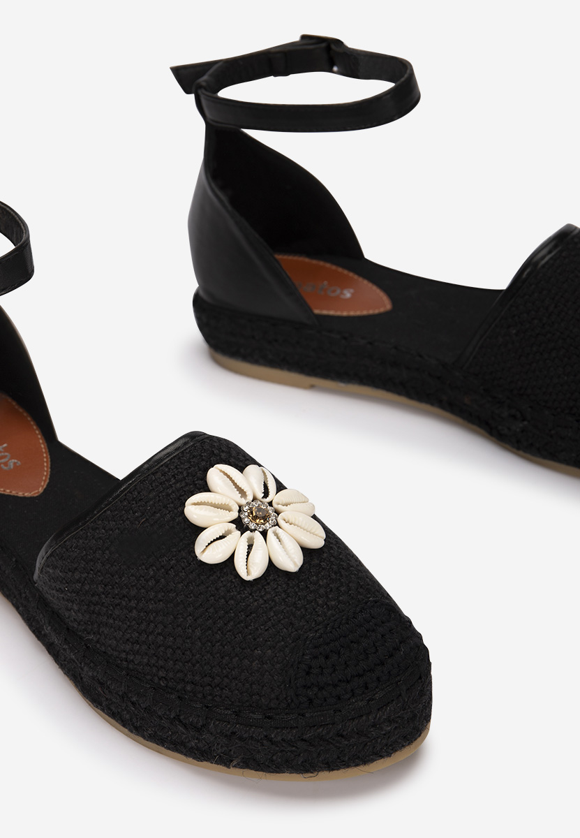Taldora fekete női espadrilles
