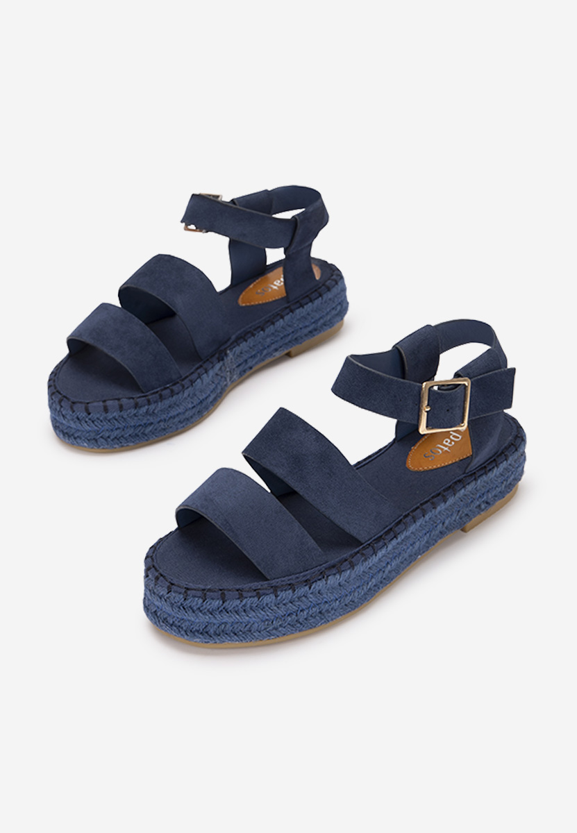 Coraline kék platform szandál szandál