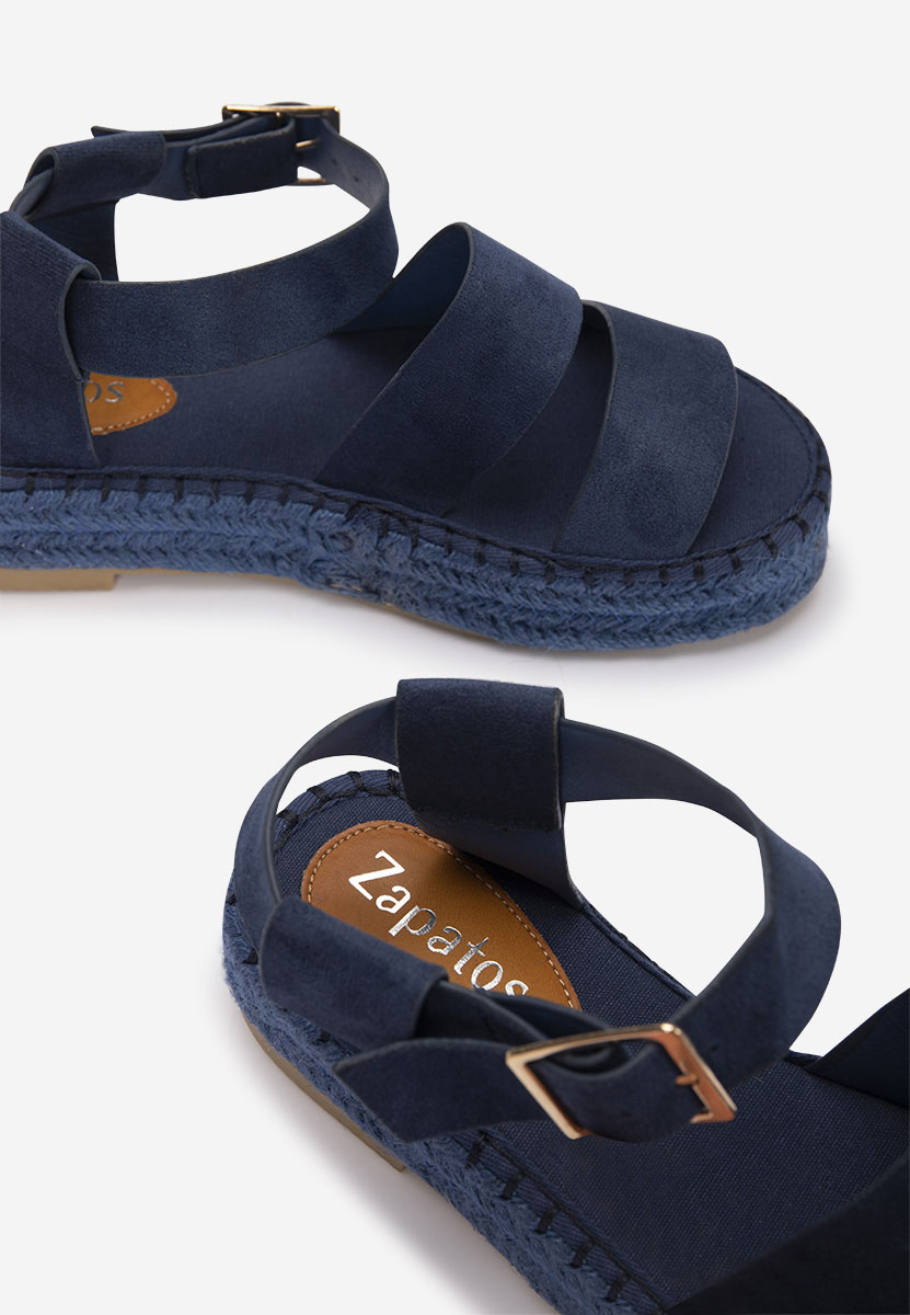 Coraline kék platform szandál szandál