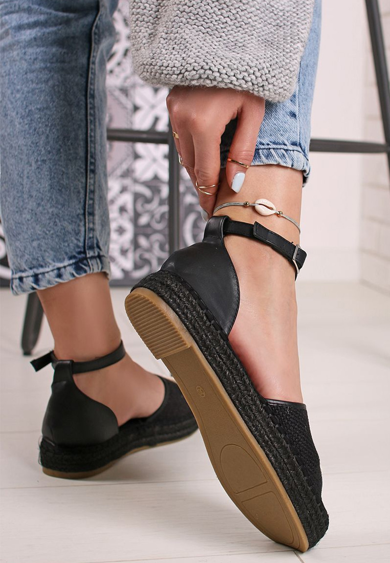Taldora fekete női espadrilles