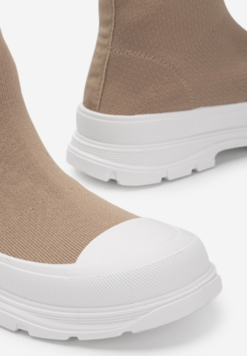 Zynnia khaki magasszárú tornacipő