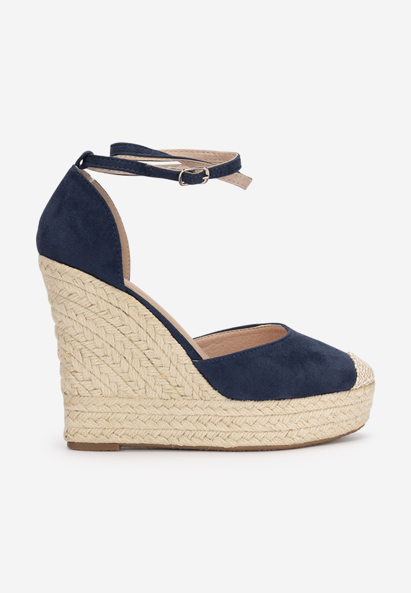 Saniza tengerészkék espadrilles szandál