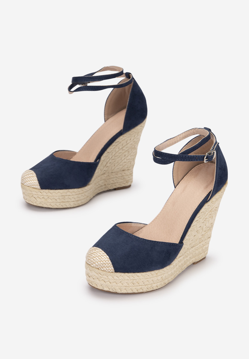 Saniza tengerészkék espadrilles szandál