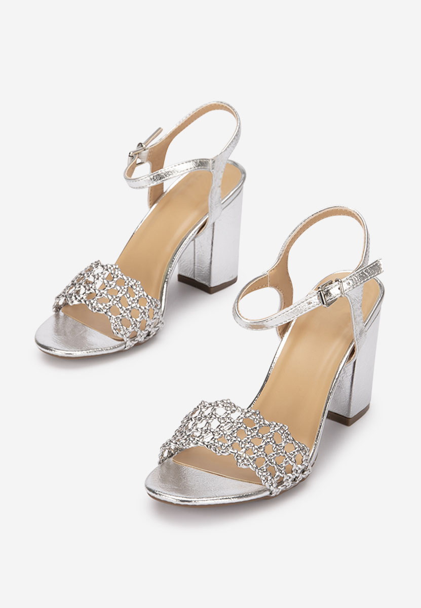 Keys v2 ezüst női alkalmi szandál