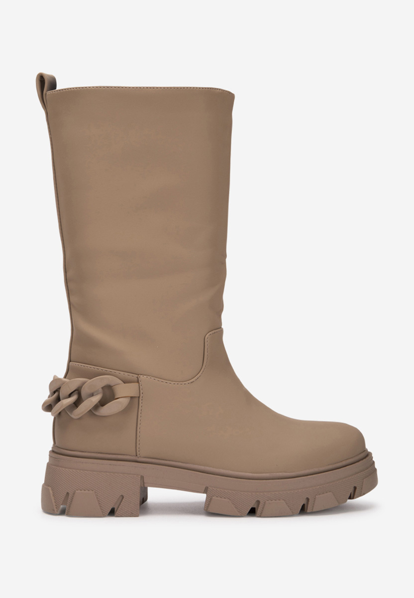 Moniva v2 bézs női csizma