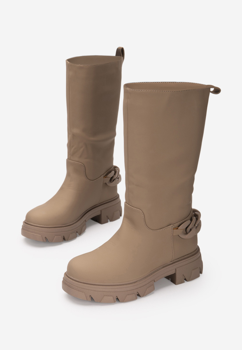 Moniva v2 bézs női csizma