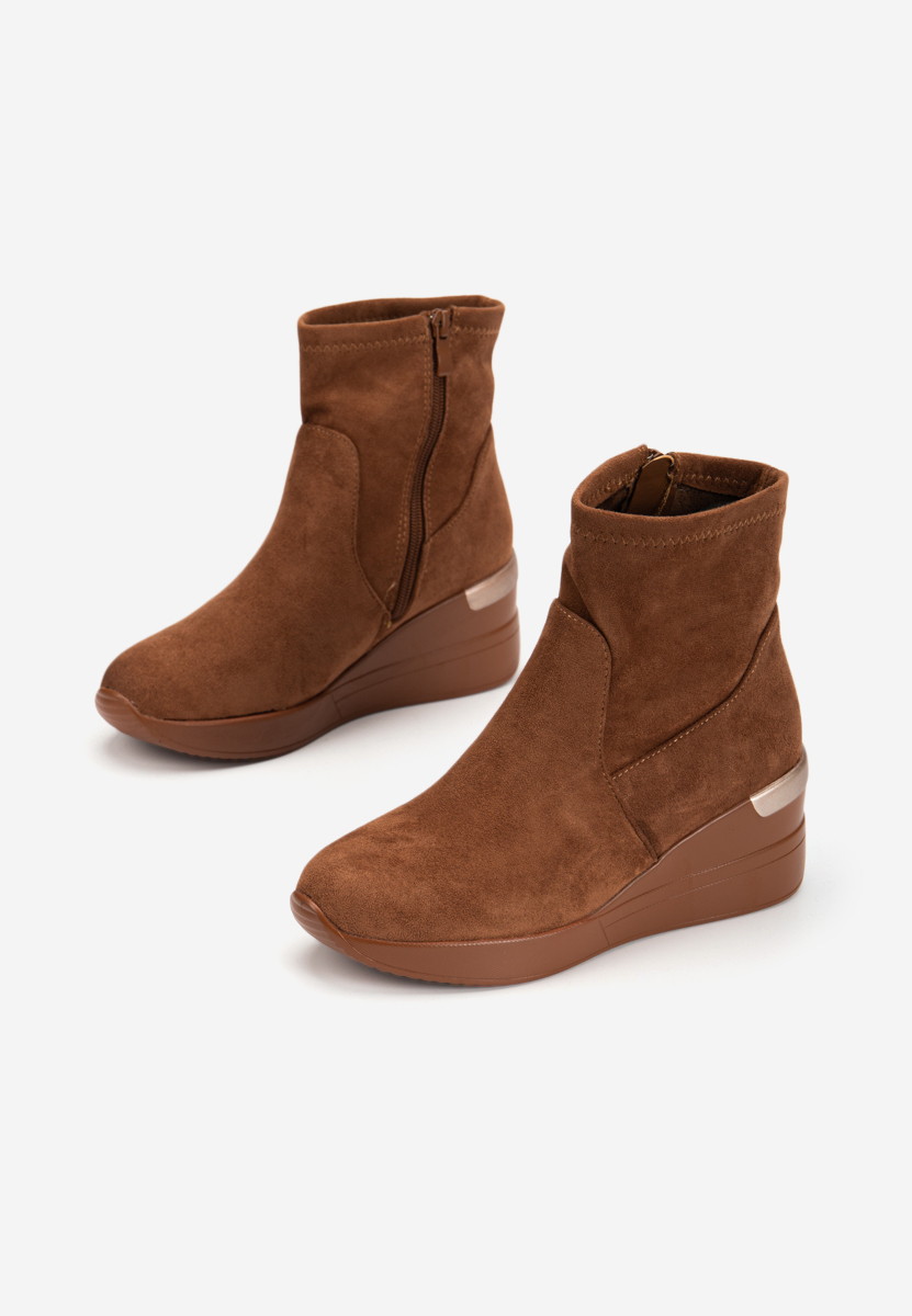 Torino camel platform sneaker cipő 