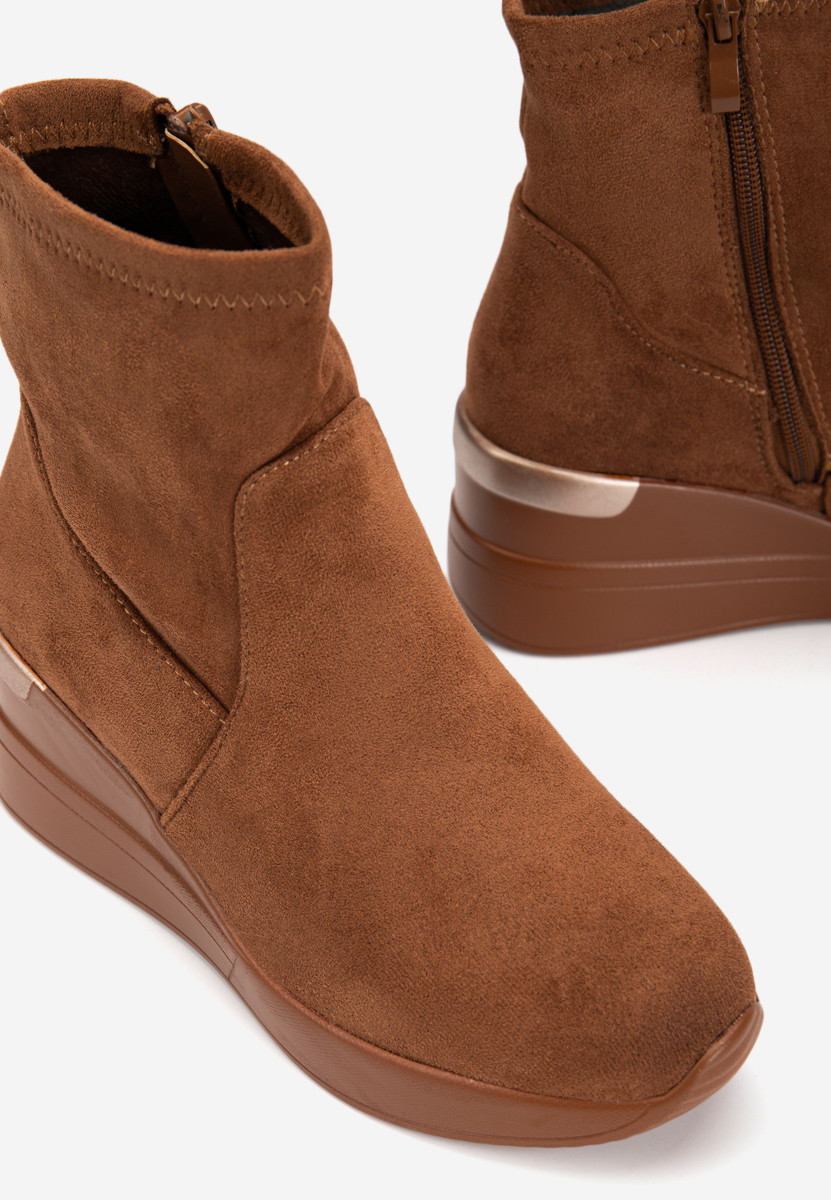 Torino camel platform sneaker cipő 