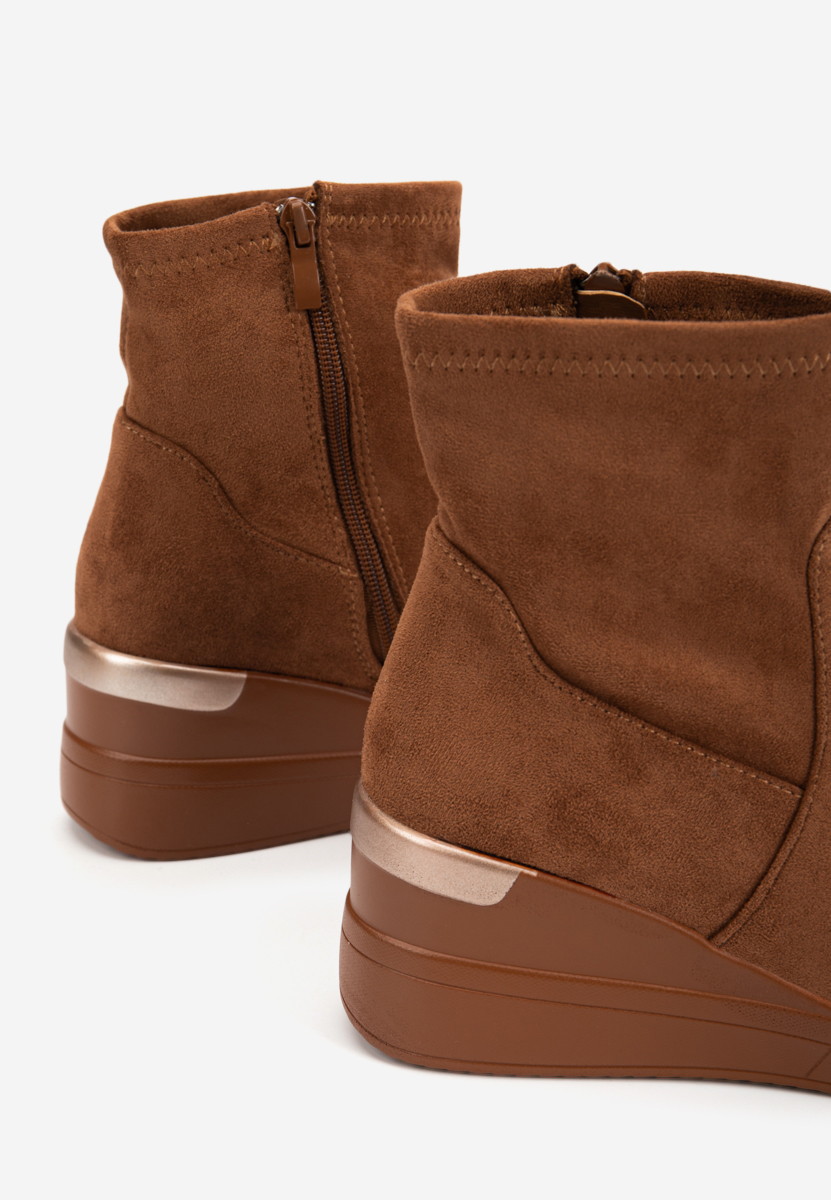 Torino camel platform sneaker cipő 