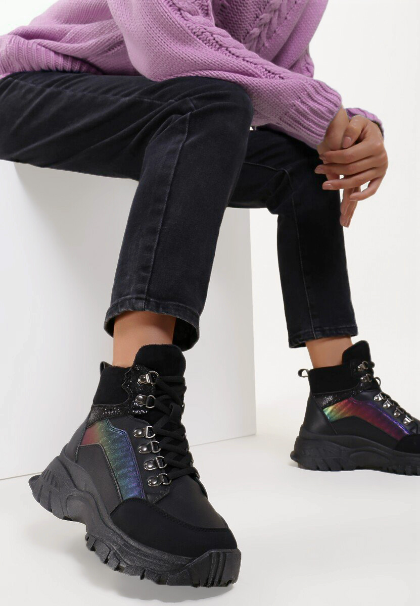 Livy fekete magasszárú tornacipő