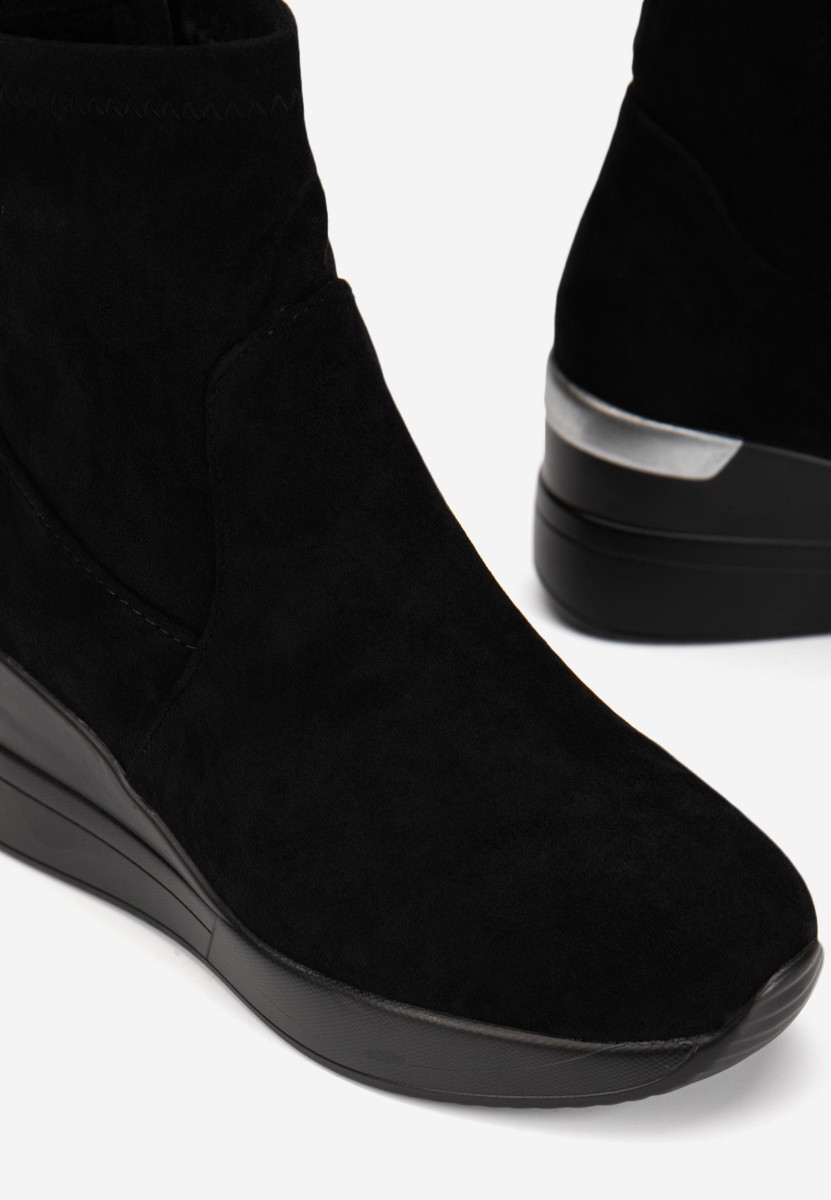 Torino fekete platform sneaker cipő 