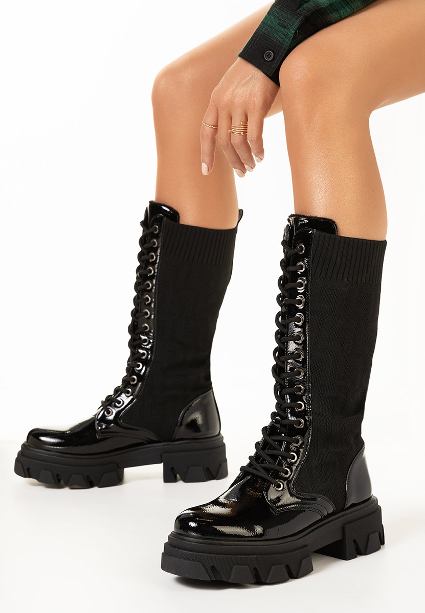 Dorine fekete női bakancs