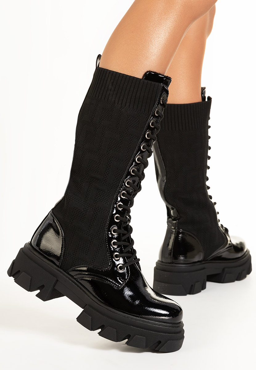 Dorine fekete női bakancs