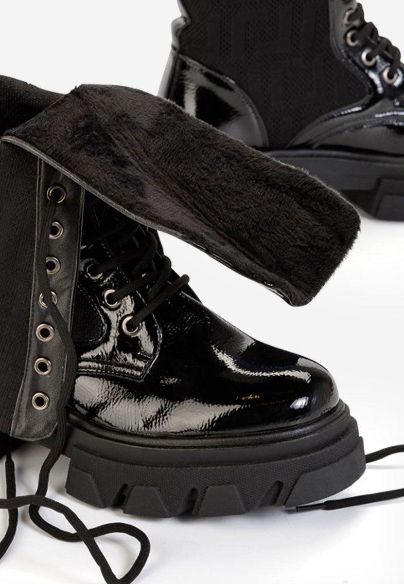 Dorine fekete női bakancs