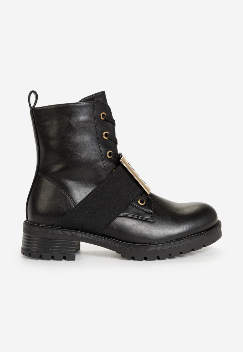 Samisa v2 fekete női bokacsizma