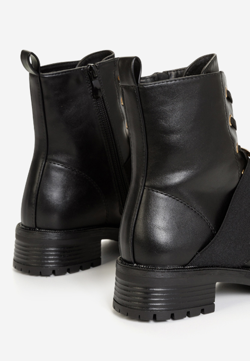 Samisa v2 fekete női bokacsizma