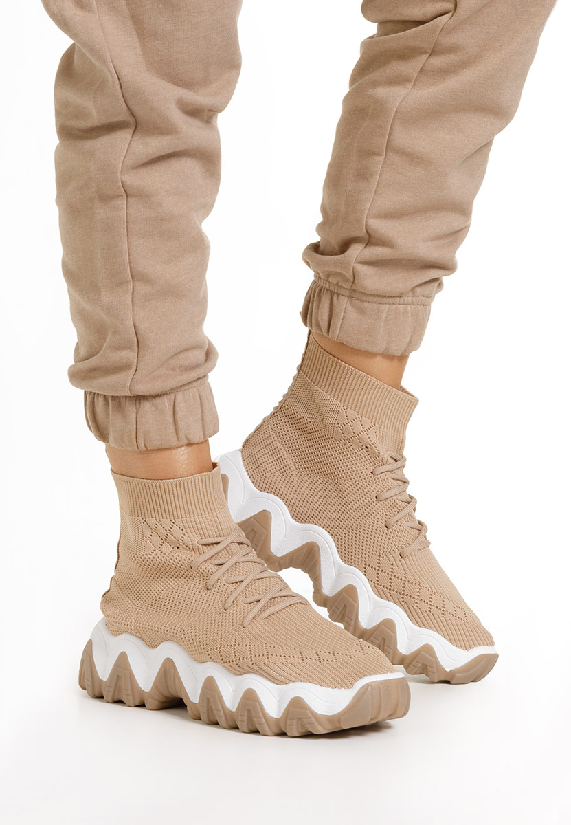 Turin khaki női sneaker cipők