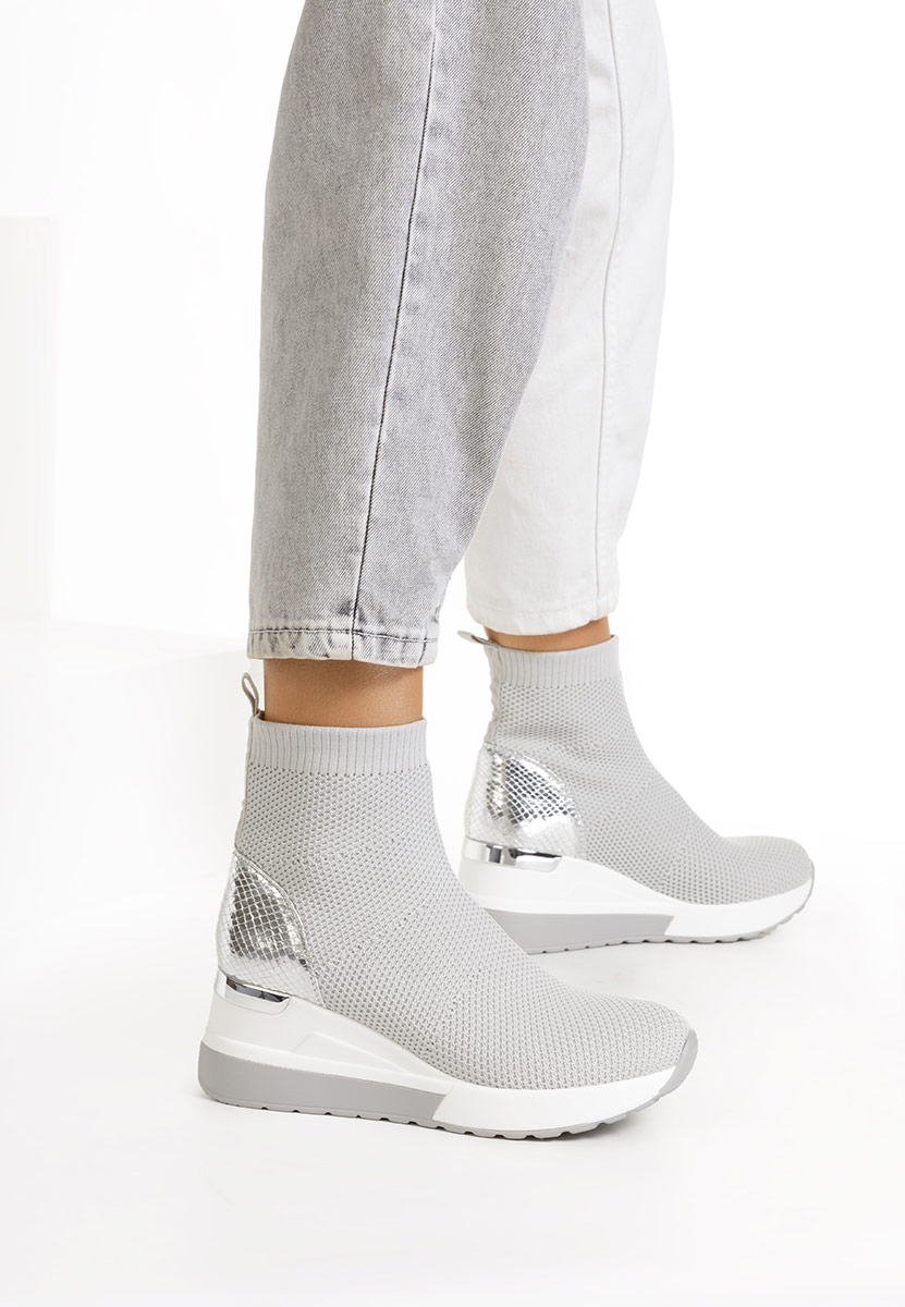 Ketlen szürke platform sneaker cipő 