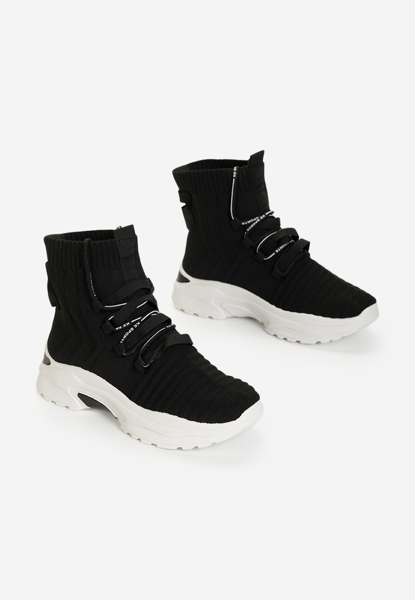 Karrie fekete női sneaker cipők