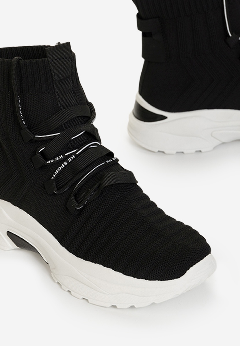 Karrie fekete női sneaker cipők