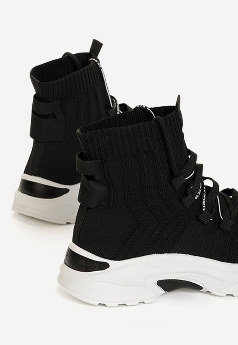 Karrie fekete női sneaker cipők