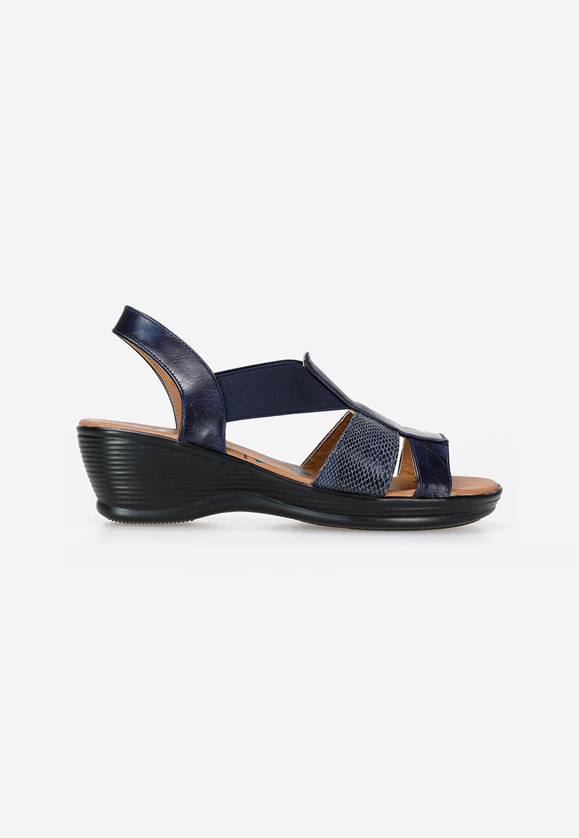 Laritza kék platform szandál