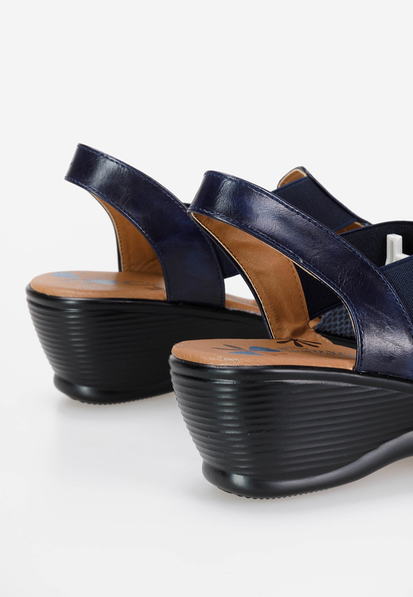 Laritza kék platform szandál