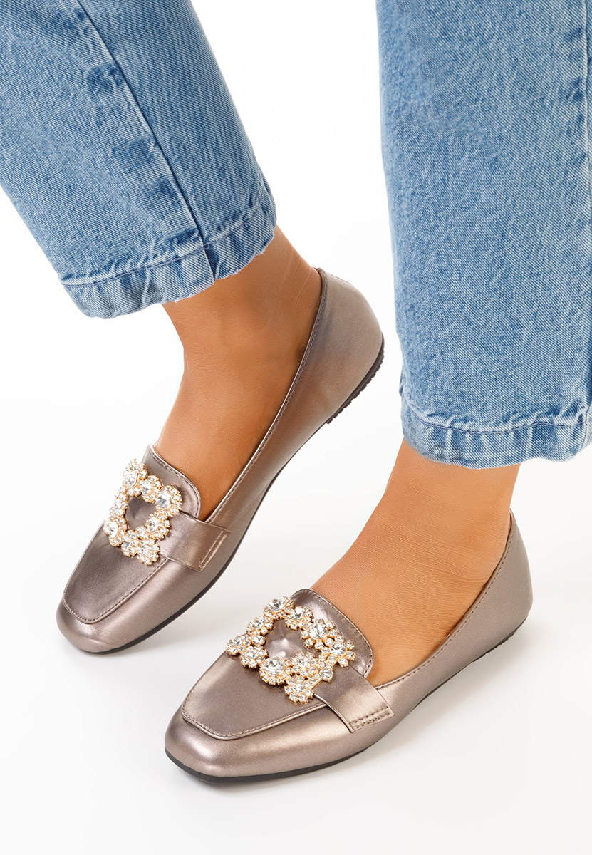 Gialla szürke női mokaszín