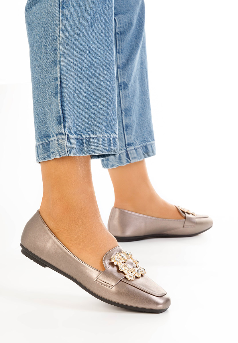 Gialla szürke női mokaszín