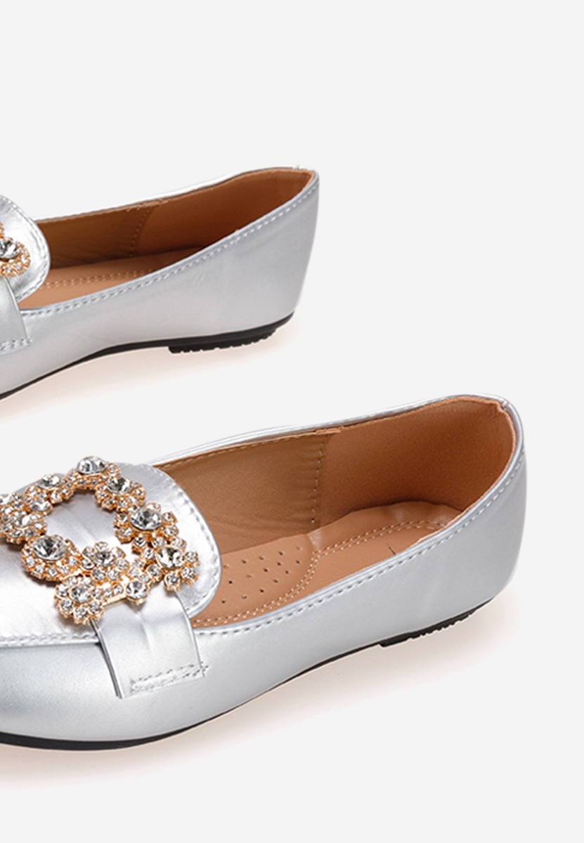 Gialla ezüst női mokaszín