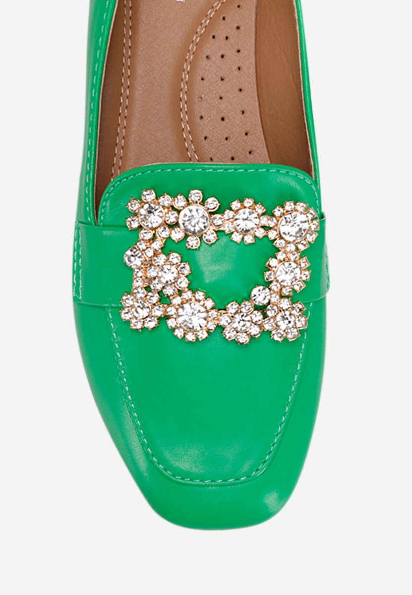 Gialla zöld női mokaszín