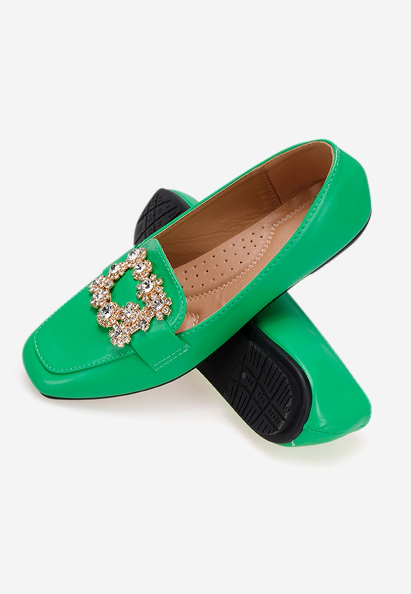 Gialla zöld női mokaszín