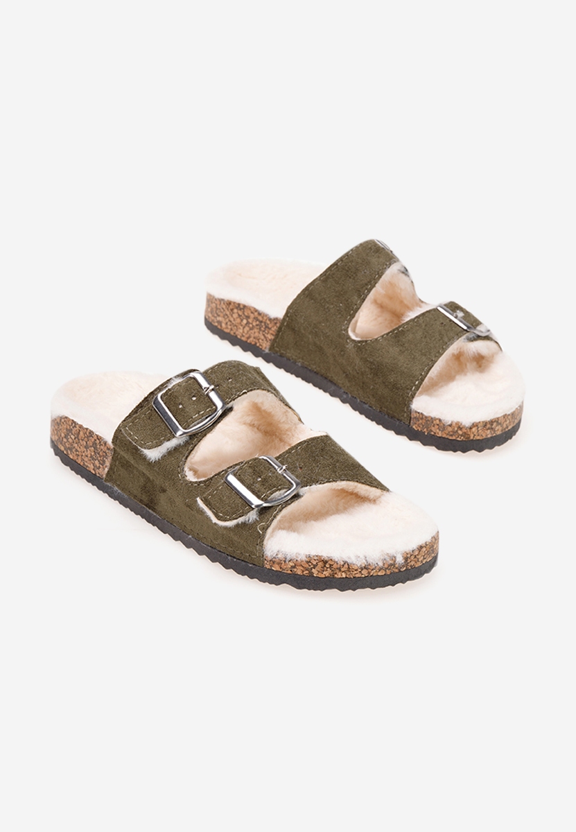 Testa kaki női papucs