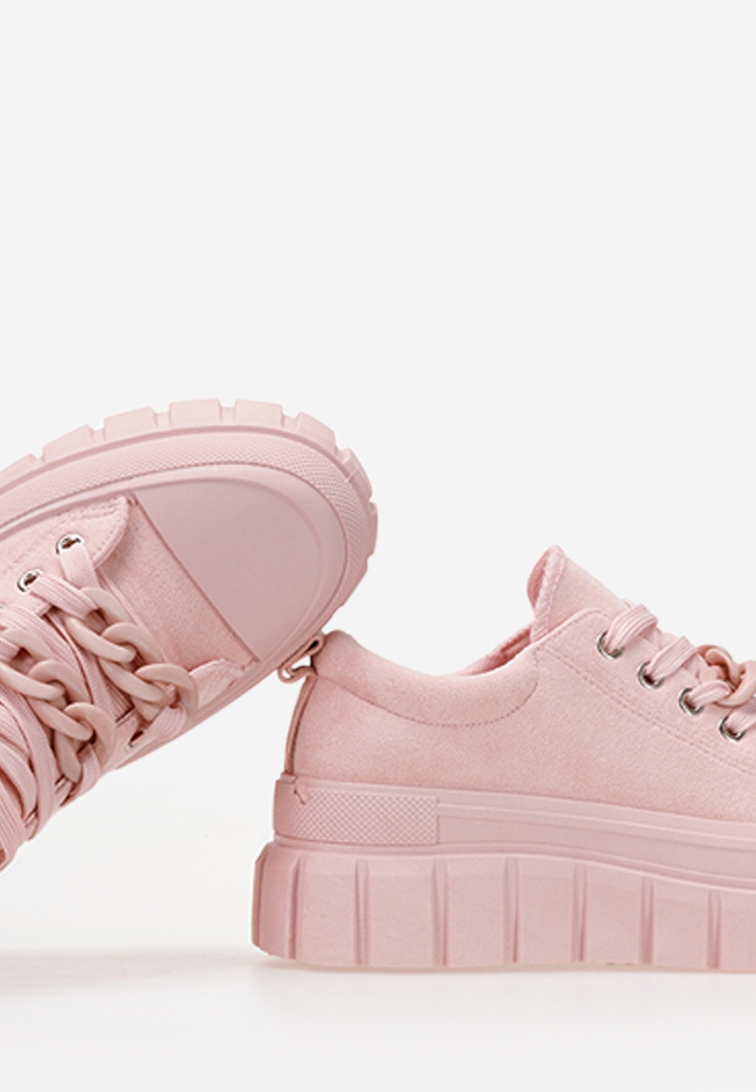 Keilira rózsaszín telitalpú tornacipő