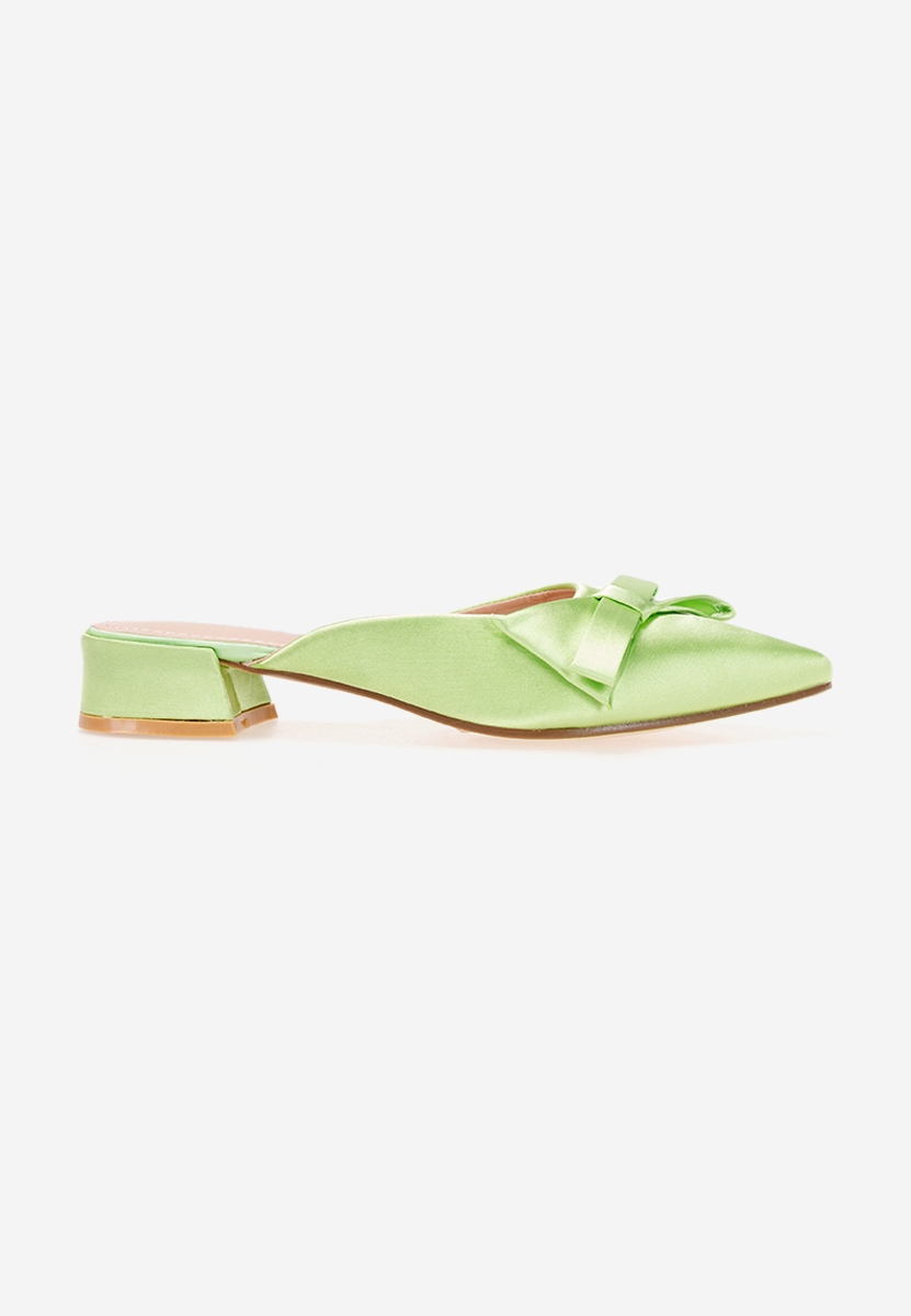 Ellera lime elegáns női papucsok