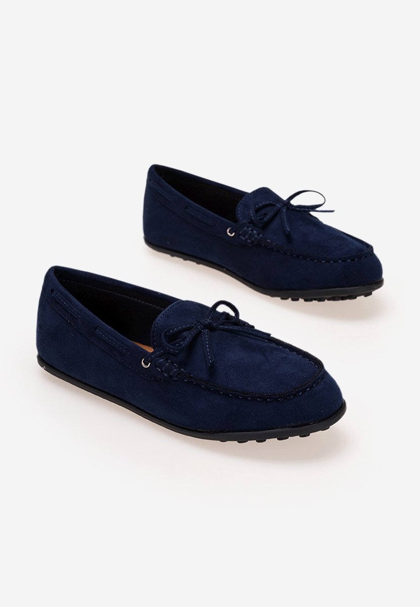 Boat tengerészkék mokaszin fiúknak