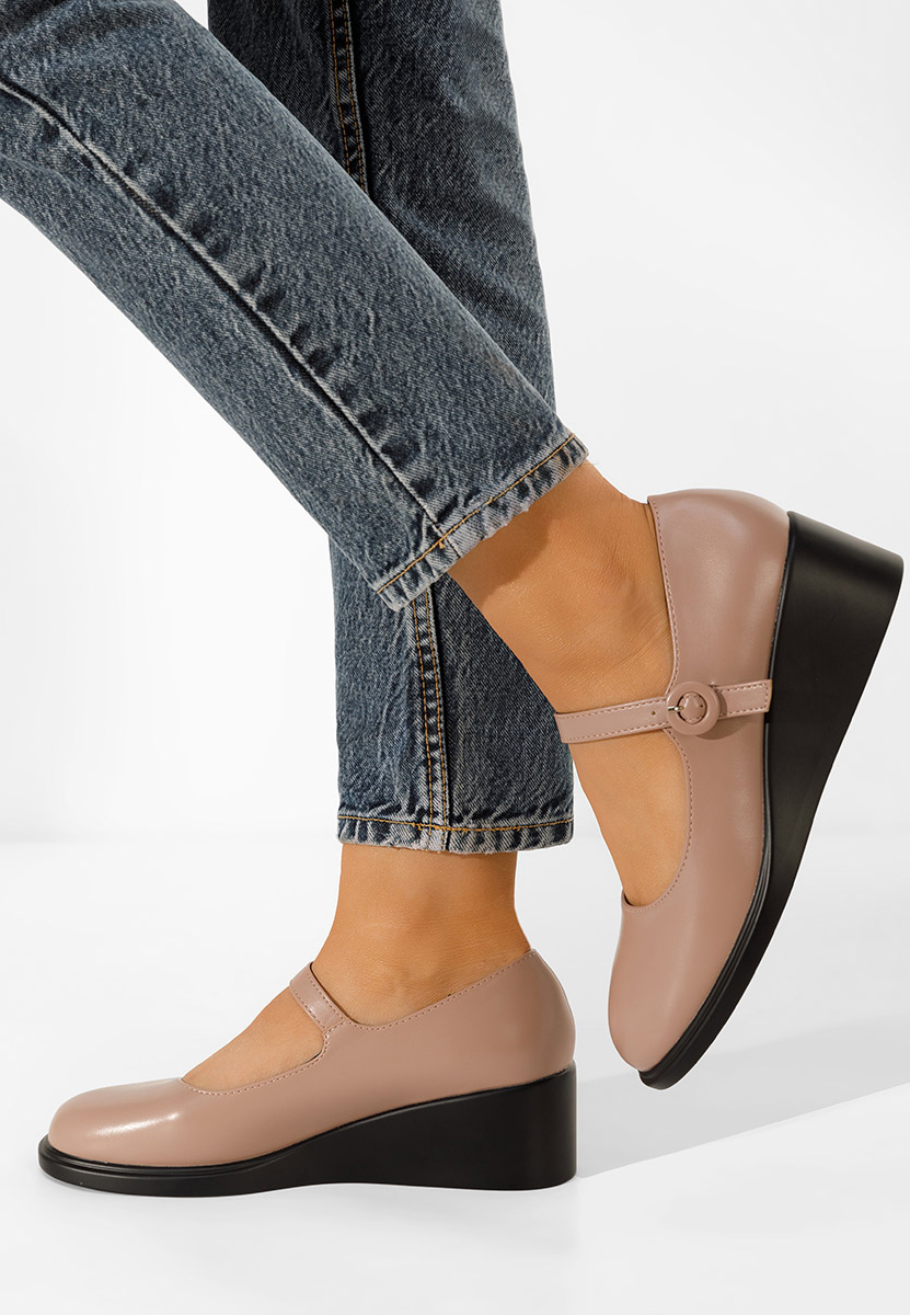 Espina börszínü platform cipők