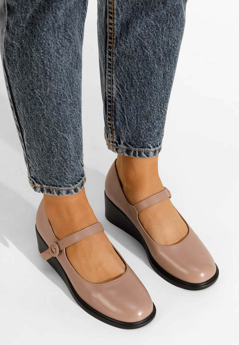 Espina börszínü platform cipők