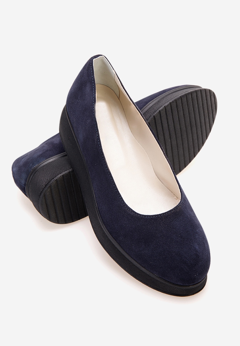 Cantoria v2 kék telitalpú platform cipő