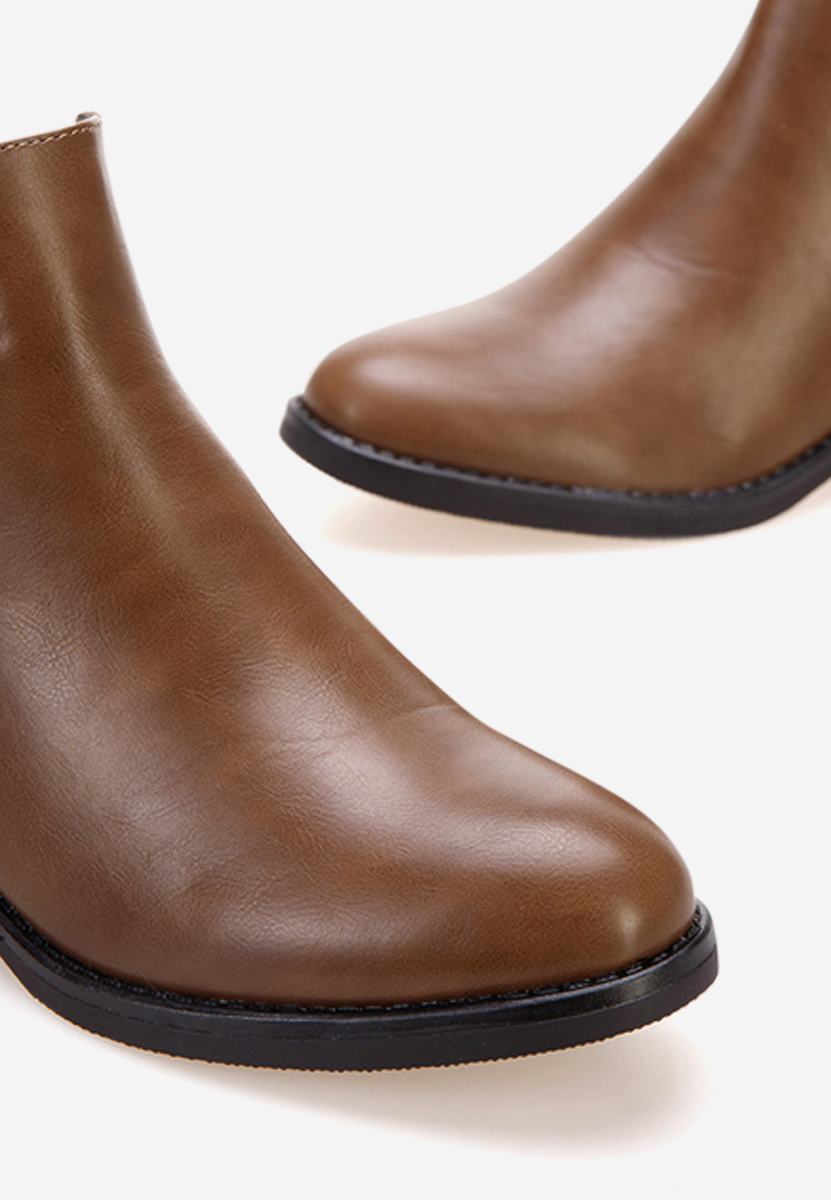 Zuneta kaki női bokacipők