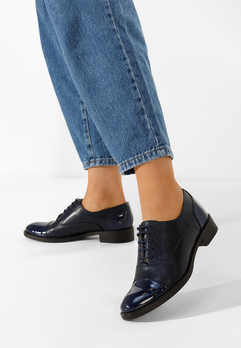 Genave v3 kék női oxford cipő 