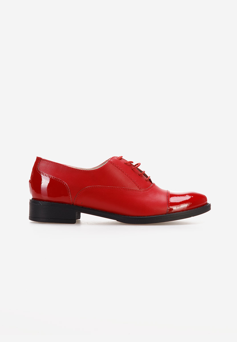 Genave v2 piros női oxford cipő 