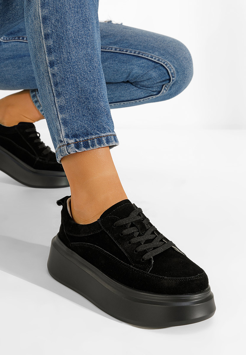 Arara v2 fekete telitalpú platform sneaker