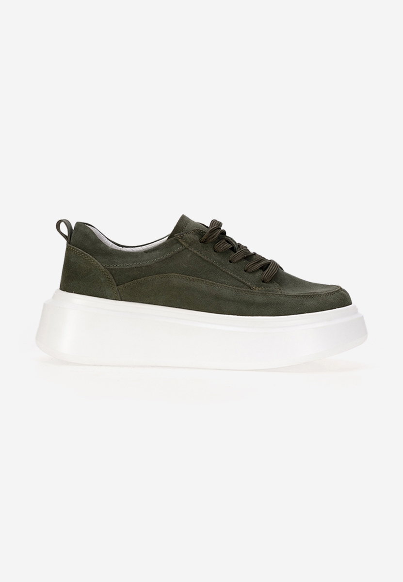 Arara zöld női platform sneaker 