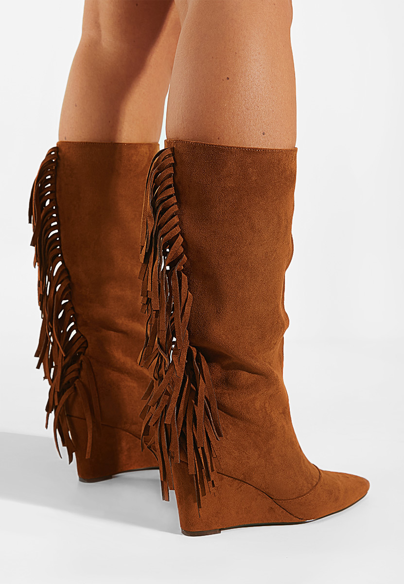Milania camel cowboy csizma