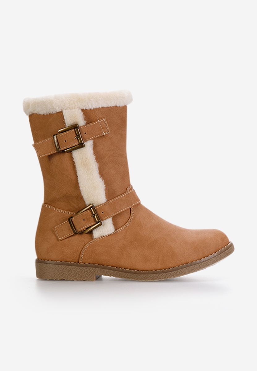 Imola camel meleg női csizma