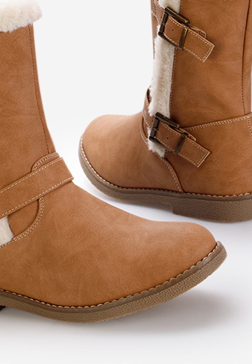 Imola camel meleg női csizma
