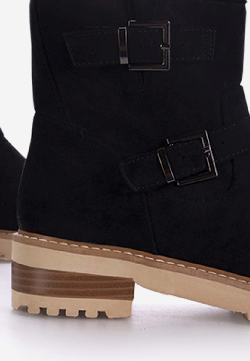 Campana fekete női bokacsizma